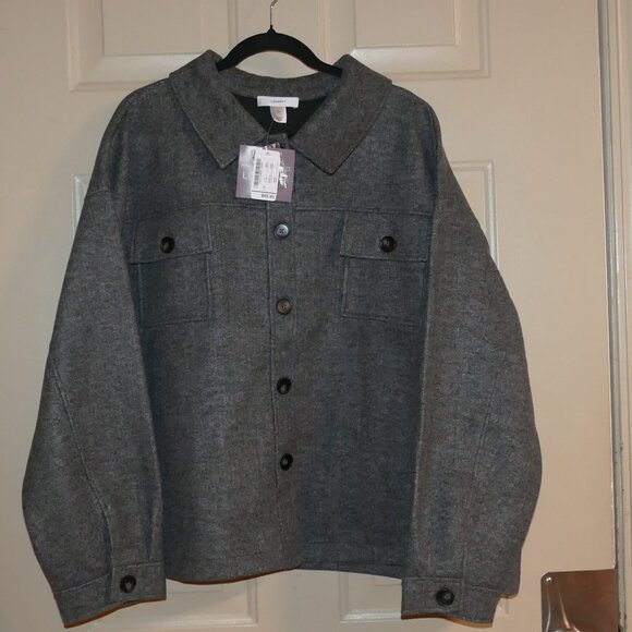 Christopher and Banks Button Up Lined Jacket. Brand New - Picture 7 of 11
